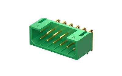 TXGA JL23 printed circuit connector with gold plated contacts of 0.1 μ m. The socket adopts a hyperbolic wire spring structure.