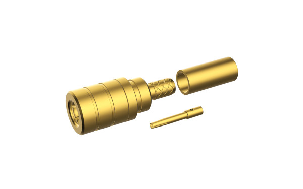 TXGA SMB RF connector meets the digital transmission needs of devices with limited space The TXGA SMB RF connector strictly follows the MIL-C-39012 standard and is a small push in RF coaxial connector. The characteristic impedance is available in 50 Ω and 75 Ω to meet the needs of different application scenarios.