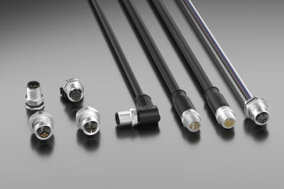 TXGA M12 circular connectors include A, B, D, X, and Y codes, among others.