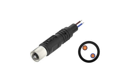 TXGA M8 circular connector achieves compact layout with only 8mm external thread diameter