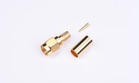 F00SMA-P50P0SSP-01  SMA ,Plug ,50Ohm ,pin ,180° Vertical ,Crimp