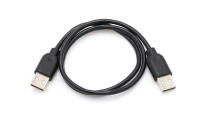 FCW004-000006 USB Cable: USB-A Male to USB-A Male, L=520mm, Black