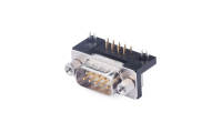 FDM0901-M0  Machined pin D-SUB 90°Angle Male 9Circuits