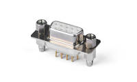 FDM0904-F0  Machined pin D-SUB 180°Vertical Female 9Circuits