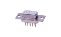 FDM0905-F0  Machined pin D-SUB 180°Vertical Female 9Circuits