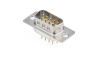 FDM0905-M0  Machined pin D-SUB 180°Vertical Male 9Circuits