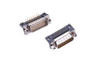 FDM1501-M0  Machined pin D-SUB 90°Angle Male 15Circuits