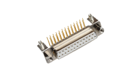 FDM2509-F0  Machined pin D-SUB 90°Angle Female 25Circuits