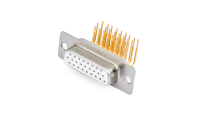 FDM2614-F0  Machined pin D-SUB 90°Angle Female 26Circuits