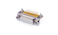 FDM2625-F0  Machined pin D-SUB 90°Angle Female 26Circuits