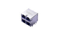 FRJ45030 RJ45  8P8C 90°Angle 4Ports