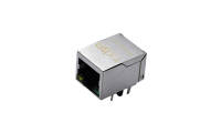 FRJ45038 RJ45 10P8C 90°Angle 1Port 100Base-T (LED)