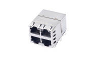 FRJ45090  RJ45 10P8C 90°Angle 4Ports 1000Base-T (LED)