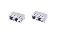 FRJ45103  RJ45 8P8C/10P10C 90°Angle 2Ports