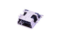 FUS127 Mini USB 5Circuits 90°Angle Female(SMT)