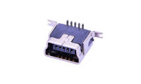 FUS128 Mini USB 5Circuits 180°Vertical Female(SMT)