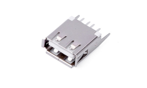 FUS220 USB A-type 4Circuits 180°Vertical Female(DIP)