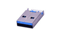 FUS322 USB A-type 9Circuits 90°Angle Male(SMT)(3.0)