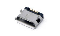 FUS455  Micro USB 5Circuits 90°Angle Female(SMT)