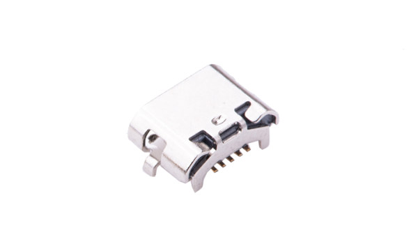 FUS481 Micro USB 5Circuits 90°Angle Female(SMT)